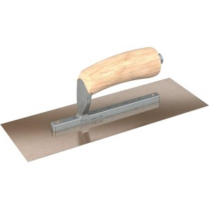 Bon Tool 66-138 Finish Trowel - Square - Gs - 11.5 X 4.5 - Wd - Short Shank - 1 of 1
