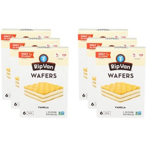 Rip Van Cookie Wafer Vanilla - Pack of 6 - 4.68 oz - 1 of 2