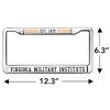Virginia Military Institute Full Size Standard License Plate Metal Frame - 4 of 4