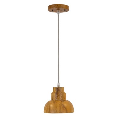 Yosemite Home Decor Boise Collection One Light Pendant,Natural,5.5 x 5.5 x 5.9