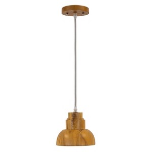 Yosemite Home Decor Boise Collection One Light Pendant,Natural,5.5 x 5.5 x 5.9 - 1 of 4