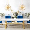 Rennnsan Vexira 16"W 11-Light Sputnik Dandelion Modern Dimmable Chandelier in Gold - 4 of 4