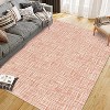 Rug Washable Kitchen Runner Rug, Rug Abstract Runner Mat for Hallway Contemporary Non-Slip Foldable, Floor Carpet for Bedroom Living Room - 3 of 4