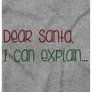 Christmas Dear Santa I Can Explain Toddler Baby Graphic T Shirt Brisco Brands - 1 of 4