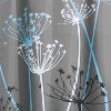 iDESIGN 72"x72" Thistle Floral Fabric Bathroom Shower Curtain - 2 of 4