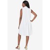 Jessica London Women's Plus Size Georgette Mock Neck Dress - 3 of 4