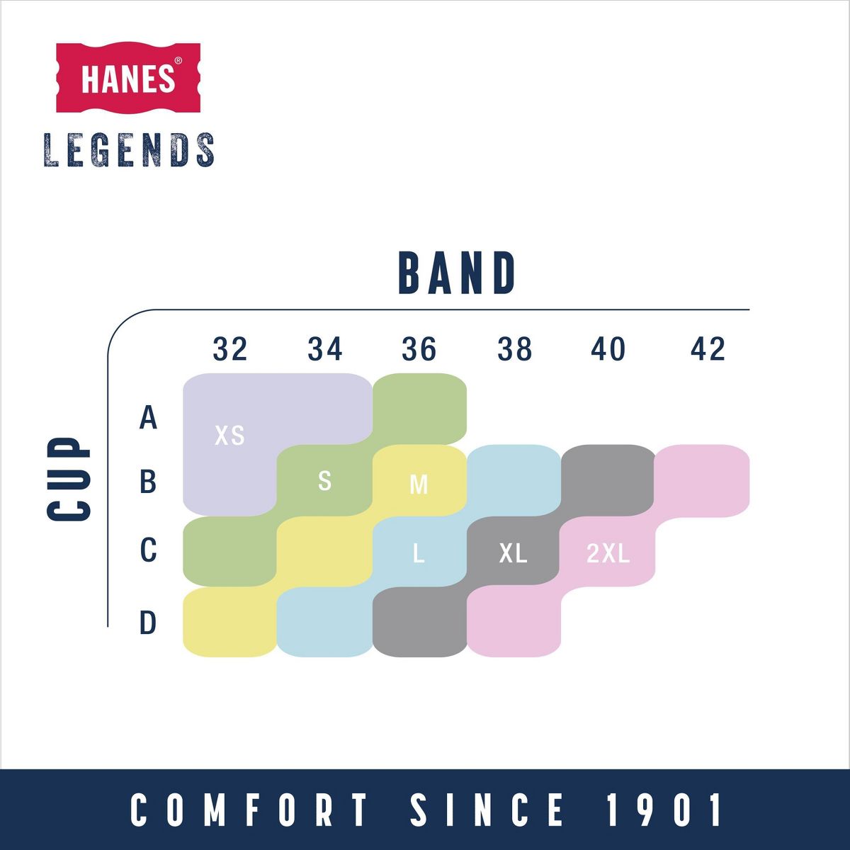 Hanes Women's Legends Wirefree Contour Bra - thumbnail 6