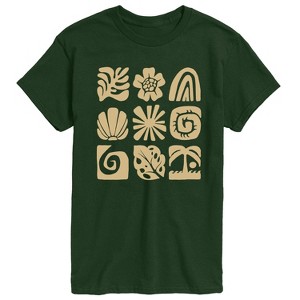 Men's - Instant Message - Beach Squares Short Sleeve Graphic T-Shirt - 1 of 4