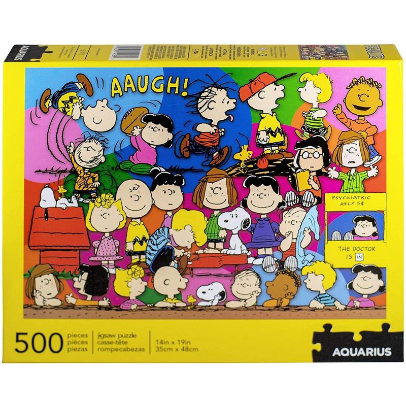 Aquarius Puzzles Peanuts Cast 500 Piece Jigsaw Puzzle, 2 of 7