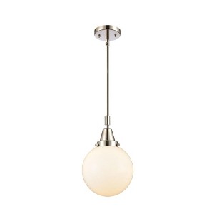 Beacon - 1 Light Stem Hung Mini Pendant In Industrial Style-12.63 Inches Tall and 8 Inches Wide - 1 of 1