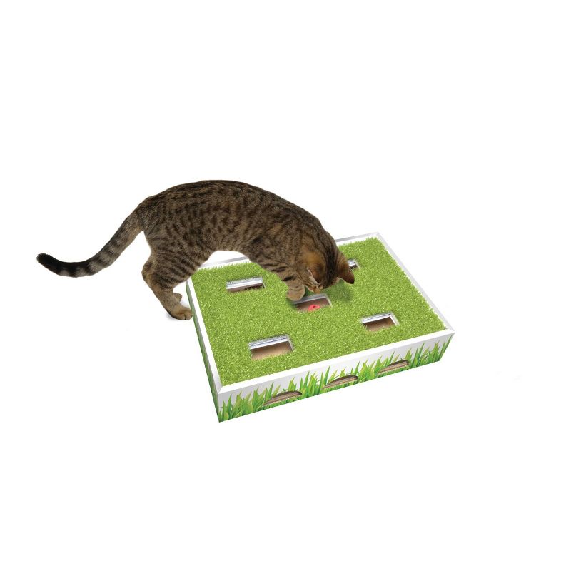 Petstages Grass Patch Hunting Box Cat Scratcher, 3 of 6
