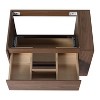30" Wall-Mounted Bathroom Vanity, Dual Soft-Close Drawers,Adjustable Side Shelf, and Beveled Edge Handle,Floating Vanity Cabinet - 3 of 4