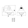 Vaxcel Harwich 1 - Light Wall Light in  Burnished Bronze - 2 of 4