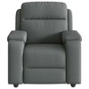 vidaXL Massage Recliner Chair Dark grey - 3 of 4