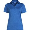 Lands' End Women's Rapid Dry Short Sleeve Space Dye Sport Neck Polo Shirt - 3 of 4