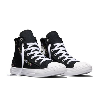 Converse Adult Original High Top Sneakers - Black Floral M4/W6 — фото 3