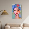 Art Remedy Violeta s Hair with Flowers Beach Life Inspired Wall Art Unframed - 2 of 4