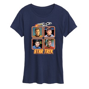 Women's - Star Trek - Retro Original Series Crew Short Sleeve Graphic T-Shirt - 1 of 4