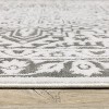 Oriental Weavers Montecito 1101W Grey/ White Indoor Area Rug - 2'3" x 7'6" - 3 of 4