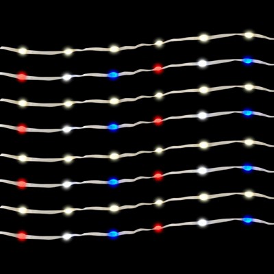 Living Accents LED Big Seed Cluster Cluster Light Set Multicolored 14.4 ft. 250 lights