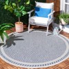 Courtyard CY8234 UV & Stain Resistant Non-Shedding Power Loomed Indoor/Outdoor Rugs - Safavieh - 2 of 4