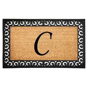 Calloway Mills 104131830A Gabriel Monogram Doormat 18 In. x 30 In. - 1 of 1