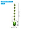 Unique Bargains Crystal Pendants Teardrop Beads for DIY Lamp Arts Crafts Decoration 6 Pcs - 2 of 4