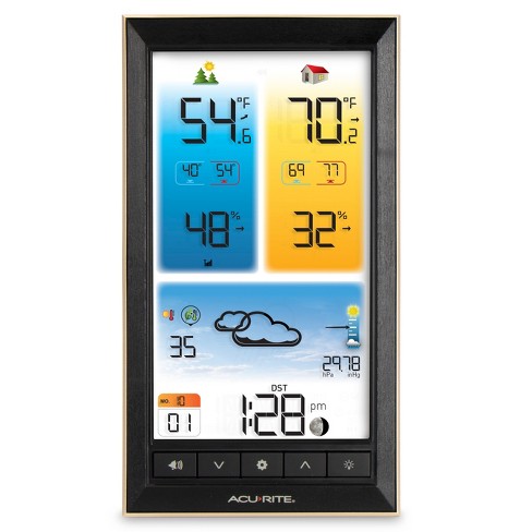 Acurite Color Weather Station with Color Display Home Weather Tracker 02008 