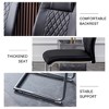 LOVMOR Dining Chairs Set, kitchen & Dining Room Chairs with Metal Legs and Faux Leather Padded Seat, kitchen Chairs w/ High Back - 3 of 4