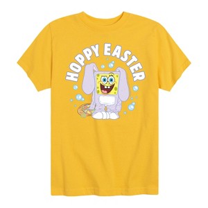 Boys' - SpongeBob Squarepants - Hoppy Easter Short Sleeve Graphic T-Shirt - 1 of 4