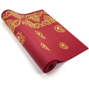 Wai Lana Yoga and Pilates Mat (Incense, Rich Red)- 1/4 Inch Extra Thick Non-Slip Stylish, Latex-Free, Lightweight, Optimum Comfort - 1 of 3
