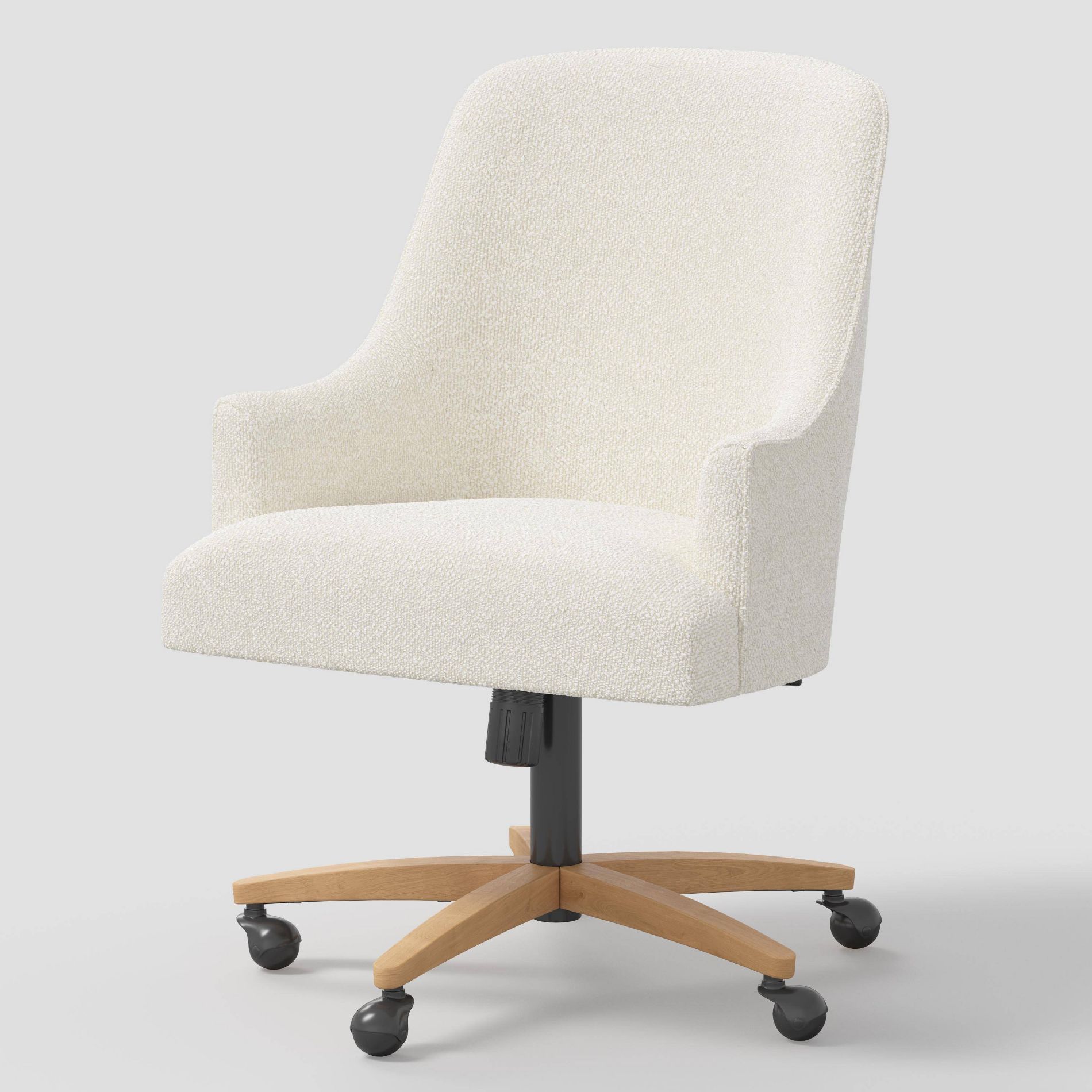 Santa Monica Office Chair Tussah Snow - Threshold™ designed with Studio McGee
