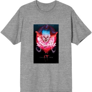 It Chapter 2 Pennywise Glow Fan Poster Men's Short Sleeve Tee - 1 of 2