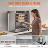 VEVOR Hot Box Food Warmer, 5-Tier Concession Warmer with Water Tray, 5 Pans, Glass Double-door and Adjustable Shelves - 4 of 4