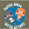 Boys' - Fisher Price - Plays Well With Otters Short Sleeve Graphic T-Shirt - 2 of 4