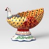 Painted Ceramic Bird Statement Bowl - Threshold™ - 3 of 4