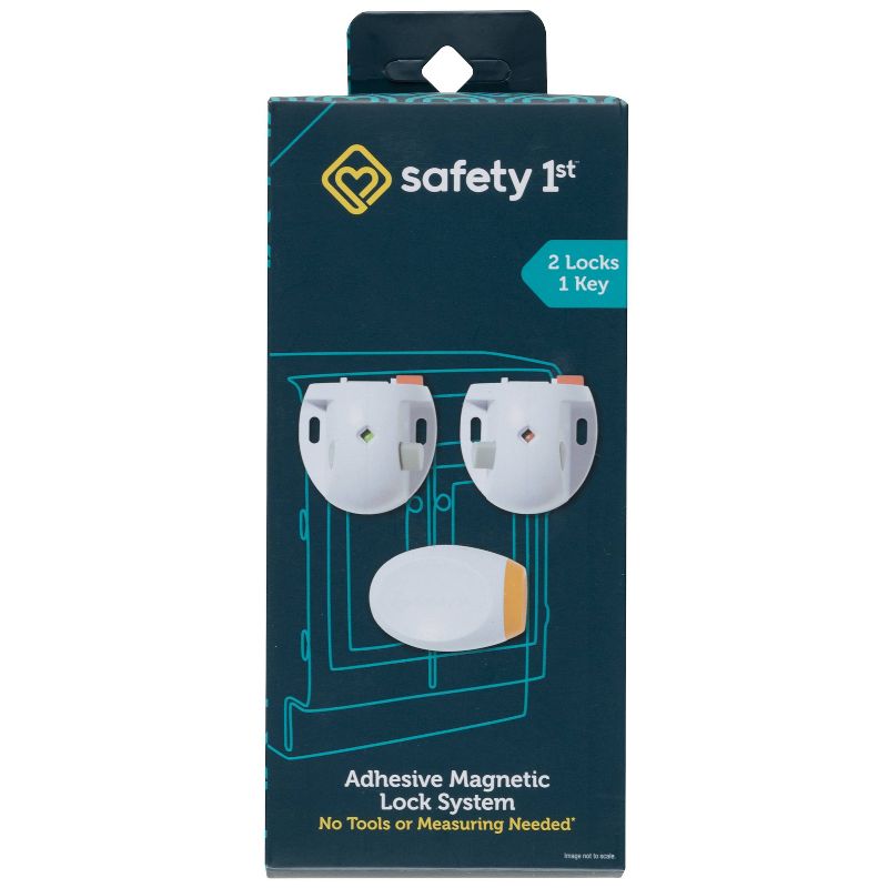 Safety 1st Adhesive Magnetic Lock, 1 of 9