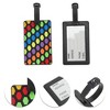 Unique Bargains Geometric Pattern Luggage Tag Colorful 1 Pc - 3 of 4