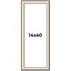 PosterPalooza | Panoramic Contemporary Silver Frame - UV Acrylic, Foam Board Backing, Hanging Hardware - 2 of 4