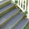 WaterHog 8.5"x30" Set of 4 Ellipse Indoor/Outdoor Stair Treads Door Mats - 3 of 4
