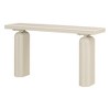 Chic Acacia Veneer Console Table, Elegant, Layered Design for Entryway, Hallway, Living Room, Foyer - 4 of 4