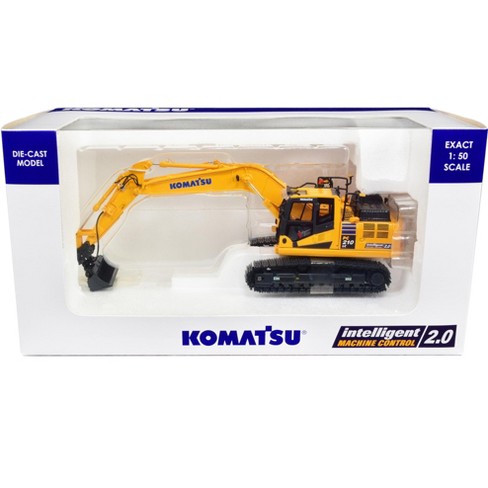 Komatsu PC210LCi-11 Intelligent Machine Control 2.0 Excavator Yellow 1/50  Diecast Model by Universal Hobbies