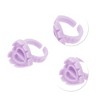 Unique Bargains Portable Heart-shaped Glue Rings 100 Pcs - 3 of 4