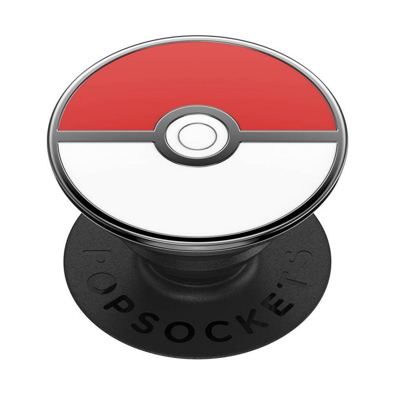 PopSockets PopGrip Enamel Cell Phone Grip &#38; Stand - Pokeball, 1 of 10