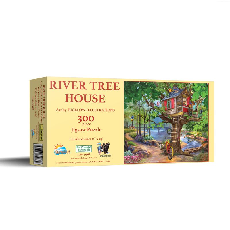 Sunsout River Tree House 300 pc   Jigsaw Puzzle 31968, 2 of 7