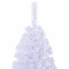 vidaXL Artificial Christmas Tree with Thick Branches White 5 ft PVC - 4 of 4