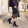 Allegra K Women's Pointed Toe Zipper Chunky Heel Ankle Boots - 2 of 4