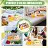 Charcuterie Board with Clear Lid, Travel Portable Cheese Board Charcuterie Boxes Cutting Boards for Kitchen, House Warming Gifts New Home - 4 of 4