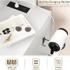 Vanity Desk with Mirror and Lights, Makeup Vanity Desk with Sliding Lighted Mirror, 3 Lighting Modes, 5 Large Drawers and 3 Tiers, for Bedroom, White - 4 of 4