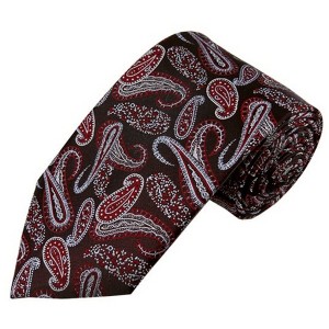 Men's Paisley 3.5 Inch Wide And 62 Inch X-Long Woven Neckties - 1 of 4